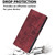 Samsung Galaxy A26 5G Mandala Embossed Retro Frosted Leather Phone Case - Red Samsung Galaxy A26 5G Mandala Embossed Retro Frosted Leather Phone Case - Red