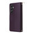 Samsung Galaxy A26 5G Nine-card Slots Zipper Wallet Bag Leather Phone Case - Dark Purple Samsung Galaxy A26 5G Nine-card Slots Zipper Wallet Bag Leather Phone Case - Dark Purple
