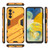 Samsung Galaxy A26 5G Punk Armor 2 in 1 PC + TPU Shockproof Phone Case with Invisible Holder - Orange