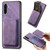 Samsung Galaxy A26 5G Retro Leather Card Bag Magnetic Phone Case - Purple