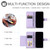 Samsung Galaxy A26 5G Ring Buckle Rhombic Leather Phone Case - Purple