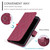 Samsung Galaxy A26 5G Ring Buckle Rhombic Leather Phone Case - Red