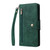 Samsung Galaxy A26 5G Rivet Buckle 9 Cards Three Fold Leather Phone Case - Green Samsung Galaxy A26 5G Rivet Buckle 9 Cards Three Fold Leather Phone Case - Green