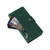 Samsung Galaxy A26 5G Rivet Buckle 9 Cards Three Fold Leather Phone Case - Green Samsung Galaxy A26 5G Rivet Buckle 9 Cards Three Fold Leather Phone Case - Green