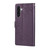 Samsung Galaxy A26 5G Rose Flower Embossed 3-Card Slots Leather Phone Case - Brown