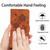 Samsung Galaxy A26 5G Rose Flower Embossing Pattern Leather Phone Case - Brown