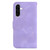 Samsung Galaxy A26 5G Seven-shaped Embossed Leather Phone Case - Purple