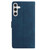 Samsung Galaxy A26 5G Skin Feel Embossed Feather Leather Phone Case - Dark Blue