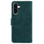 Samsung Galaxy A26 5G Skin Feel Pure Color Flip Leather Phone Case - Green
