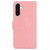 Samsung Galaxy A26 5G Skin Feel Pure Color Flip Leather Phone Case - Pink