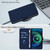 Samsung Galaxy A26 5G Skin Feel Solid Color Leather Phone Case with Lanyard - Navy Blue