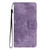 Samsung Galaxy A26 5G Skin-feel Embossed Butterfly Leather Phone Case - Purple