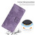 Samsung Galaxy A26 5G Skin-feel Embossed Butterfly Leather Phone Case - Purple