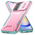 Samsung Galaxy A26 5G Sliding Camshield Phone Case - Pink + Grey Green