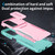 Samsung Galaxy A26 5G Sliding Camshield Phone Case - Pink + Grey Green