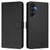 Samsung Galaxy A26 5G Smile Embossing RFID Leather Phone Case - Black