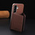 Samsung Galaxy A26 5G Solid Color Horizontal Magnetic Card Bag RFID MagSafe Phone Case - Brown