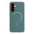 Samsung Galaxy A26 5G Solid Color Plating MagSafe Full Coverage Phone Case - Green