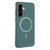 Samsung Galaxy A26 5G Solid Color Plating MagSafe Full Coverage Phone Case - Green