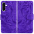 Samsung Galaxy A26 5G Tiger Embossing Pattern Flip Leather Phone Case - Purple