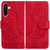 Samsung Galaxy A26 5G Tiger Embossing Pattern Flip Leather Phone Case - Red Samsung Galaxy A26 5G Tiger Embossing Pattern Flip Leather Phone Case - Red
