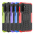 Samsung Galaxy A26 5G Tire Texture TPU + PC Phone Case with Holder - Black
