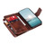 Samsung Galaxy A26 5G Tri-Fold 9-Card Wallets Leather Phone Case - Brown