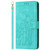 Samsung Galaxy A26 5G Tulips Embossed Leather Phone Case with Lanyard - Green Samsung Galaxy A26 5G Tulips Embossed Leather Phone Case with Lanyard - Green
