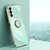 Samsung Galaxy A26 5G XINLI Straight Edge 6D Electroplate TPU Phone Case with Ring Holder - Mint Green