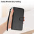 Samsung Galaxy A26 5G YX0070 Carbon Fiber Buckle Leather Phone Case with Lanyard - Black
