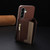 Samsung Galaxy A26 5G Zipper Horizontal Magnetic Card Bag RFID MagSafe Phone Case - Brown