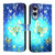Samsung Galaxy S25 Edge 5G 3D Painting Horizontal Flip Leather Phone Case - Golden Butterfly