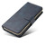 Samsung Galaxy S25 Edge 5G 9-Card Slots Zipper Wallet Bag Leather Phone Case - Blue