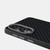 Samsung Galaxy S25 Edge 5G ABEEL C Carbon Fiber Series 6D Micro Relief MagSafe Phone Case - Black Red