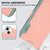 Samsung Galaxy S25 Edge 5G ABEEL Color Block Magnetic RFID Leather Phone Case - Pink-Cyan