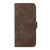 Samsung Galaxy S25 Edge 5G ABEEL Frosted Magnetic RFID Leather Phone Case - Brown