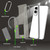 Samsung Galaxy S25 Edge 5G Acrylic Hybrid TPU MagSafe Holder Phone Case - Transparent Black