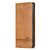 Samsung Galaxy S25 Edge 5G AZNS Magnetic Calf Texture Flip Leather Phone Case - Light Brown