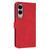 Samsung Galaxy S25 Edge 5G AZNS Skin Feel Calf Texture Flip Leather Phone Case - Red