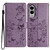 Samsung Galaxy S25 Edge 5G Butterflies and Flowers Leather Phone Case - Purple Samsung Galaxy S25 Edge 5G Butterflies and Flowers Leather Phone Case - Purple