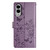 Samsung Galaxy S25 Edge 5G Butterflies and Flowers Leather Phone Case - Purple Samsung Galaxy S25 Edge 5G Butterflies and Flowers Leather Phone Case - Purple