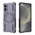 Samsung Galaxy S25 Edge 5G Butterfly Armor MagSafe Magnetic Ring Shockproof Phone Case - Purple