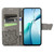 Samsung Galaxy S25 Edge 5G Butterfly Love Flower Embossed Leather Phone Case - Gray