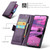 Samsung Galaxy S25 Edge 5G CaseMe 023 Butterfly Buckle Litchi Texture RFID Anti-theft Leather Phone Case - Purple