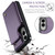 Samsung Galaxy S25 Edge 5G CaseMe C22 Card Slots Holder RFID Anti-theft Phone Case - Purple