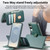 Samsung Galaxy S25 Edge 5G CaseNeo Finger Grip Strap MagSafe Leather Phone Case - Green