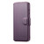 Samsung Galaxy S25 Edge 5G CaseNeo Finger Grip Strap MagSafe Leather Phone Case - Purple