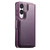Samsung Galaxy S25 Edge 5G CaseNeo Finger Grip Strap MagSafe Leather Phone Case - Purple