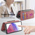 Samsung Galaxy S25 Edge 5G CaseNeo MagSafe RFID Anti-theft Retro Leather Phone Case - Pink