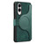 Samsung Galaxy S25 Edge 5G CaseNeo MagSafe RFID Anti-theft Zipper Wallet Retro Leather Phone Case - Green
